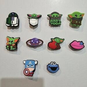 Croc Charms Bundle of 10